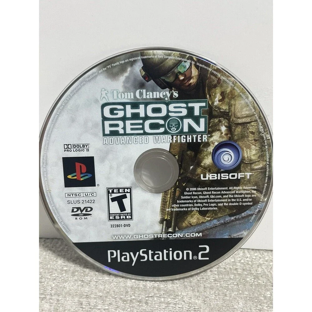 Tom Clancy's Ghost Recon: Advanced Warfighter - PlayStation 2 (PS2) Disc Only